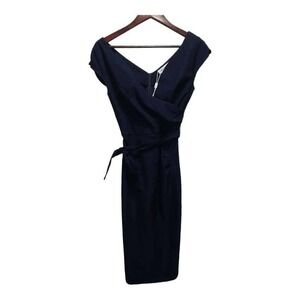 NWT‎ Stretchy sleeveless blue dress by MUXXN size small